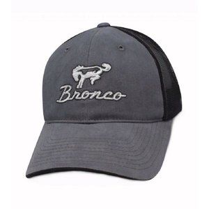 Ford Bronco Graphite And Black Mesh Cap Hat - NEW FAST SHIPPING